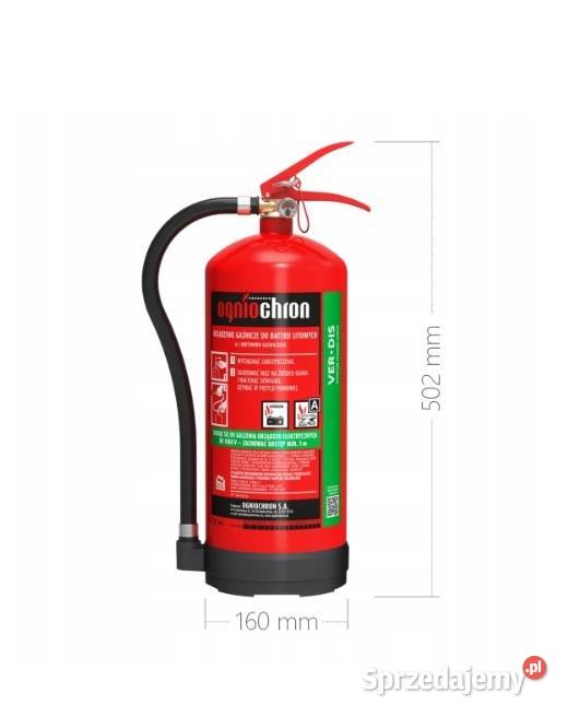 GAŚNICA proszkowa 6 VERDIS do BATERII Łęczna