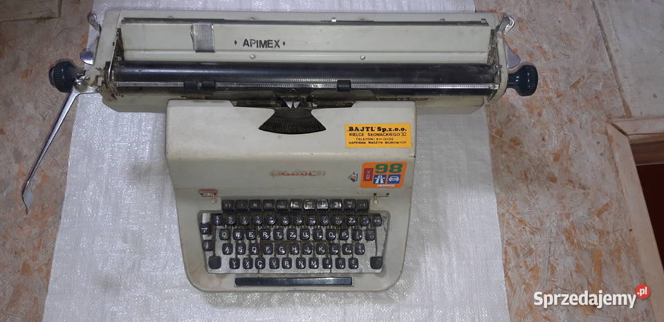 Maszyna do pisania Łucznik PRL Vintage Pozostałe Pozostałe Kostomłoty Drugie