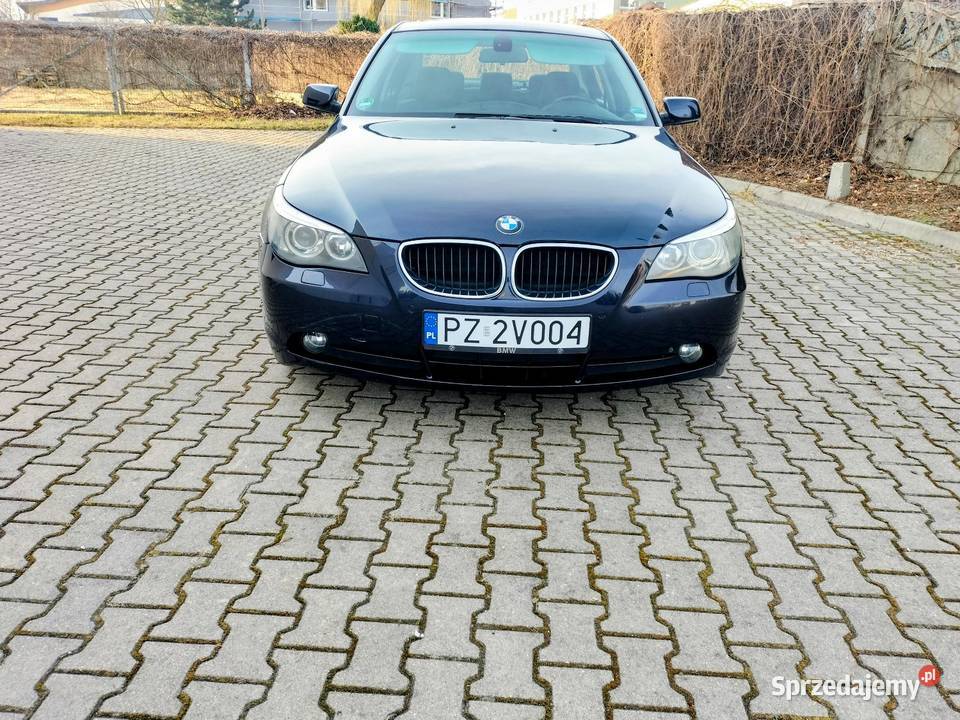 Bmw E60 m54 22 170 welurowa tapicerka Gołuchów