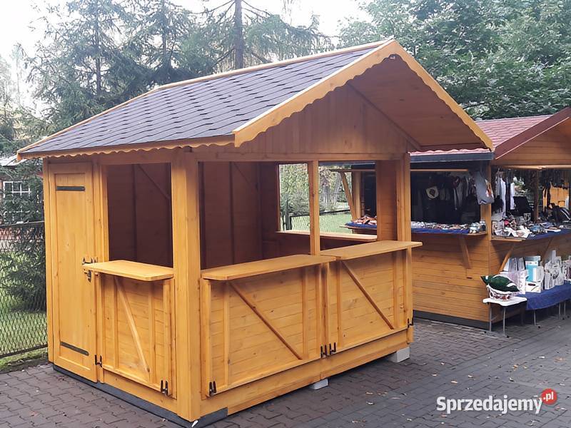 DOMEK HANDLOWY 5 DREWNIANY KIOSK SKLEPIK Parzymiechy