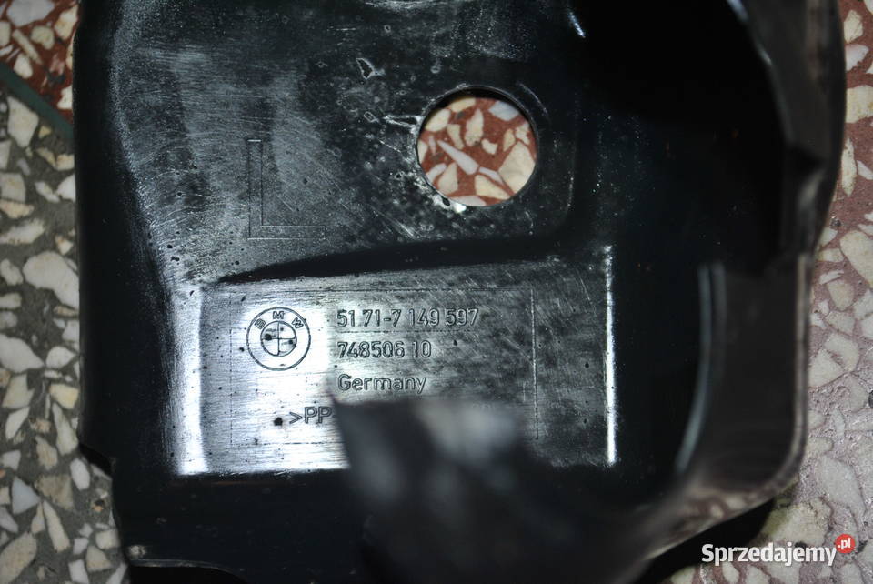Osłona zawieszenia lewy przód BMW E60 E61 E63 Poręba