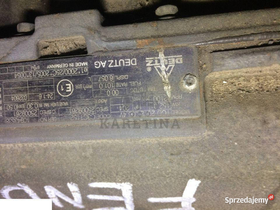 Fendt 820 Silnik TCD2012L064V Jastrzębniki