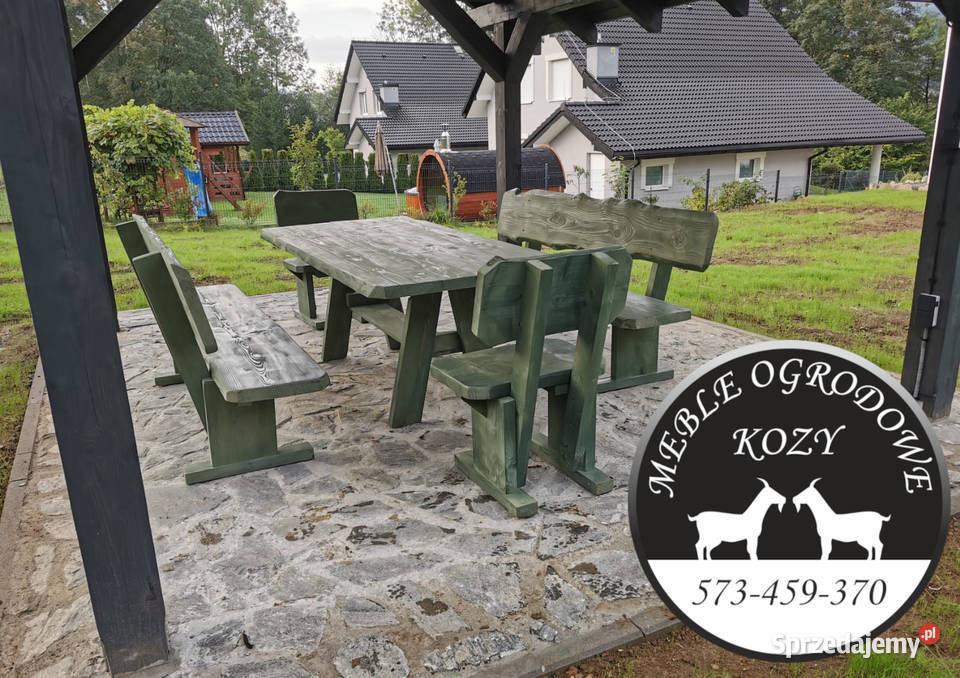 WYPRZEDAŻ POSEZONOWA Meble góralskie ogrodowe drewno Meble ogrodowe Nysa sprzedam