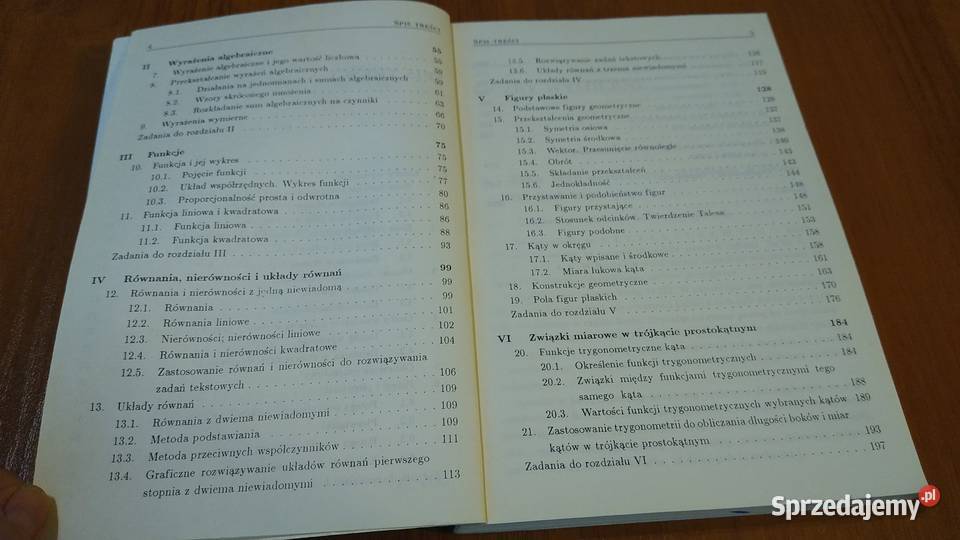 Matematyka w szkole podstawowej powtórzenie i skrypt, zeszyt ćwiczeń, zbiór zadań, testów Gdańsk sprzedam