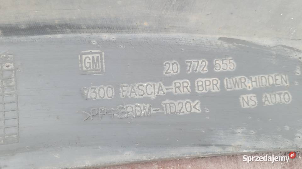 CHEVROLET MALIBU SPOILER DOKŁADKA ZDERZAKA TYL Ruda Śląska