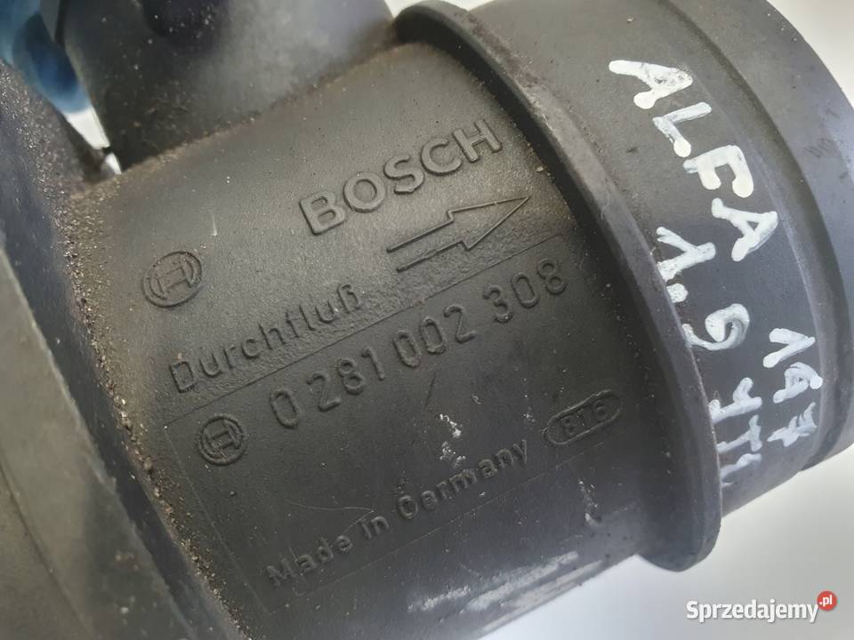 PRZEPŁYWOMIERZ Alfa Romeo 147 19 JTD POWIETRZA Przepływomierze Rudka