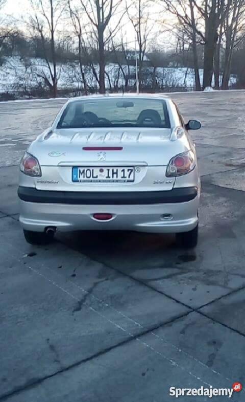 Peugeot 206CC AUTOMAT 16 BENZYNA światła przeciwmgielne