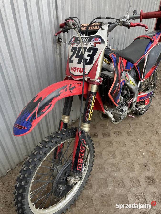 Honda CRF 250 2009 uszkodzona łódzkie Szczerców