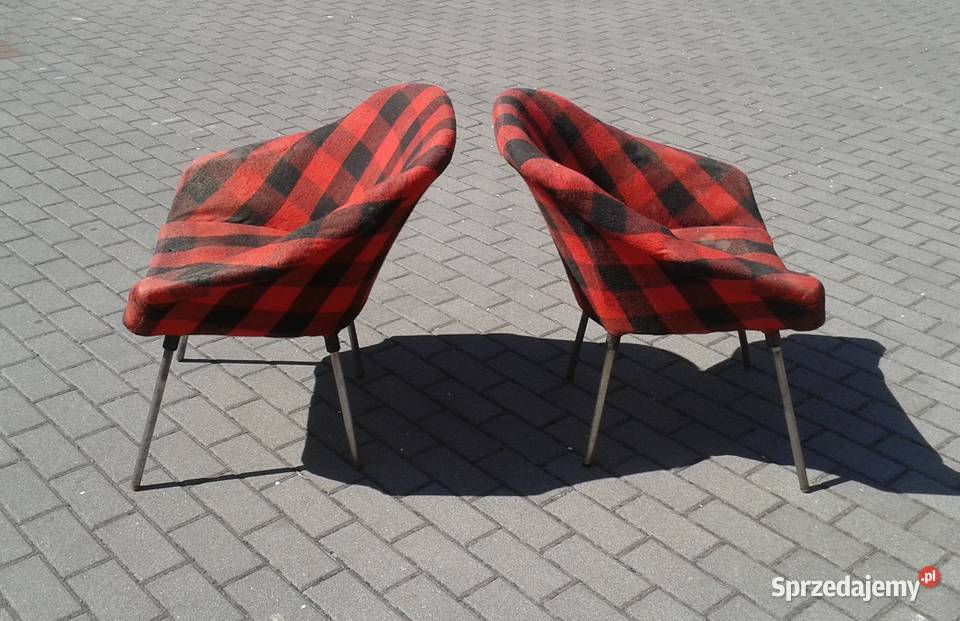 Fotel muszelka PRL Ewa Famed Zadziele design Gdynia