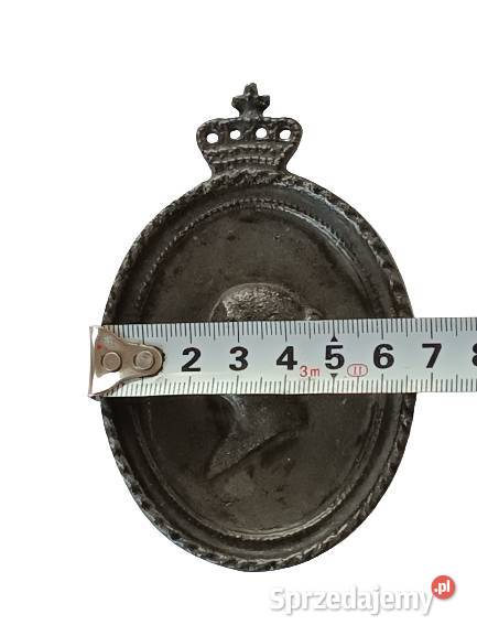 Królowa Danii cynowy syg medal pamiątkowy Rzeszów