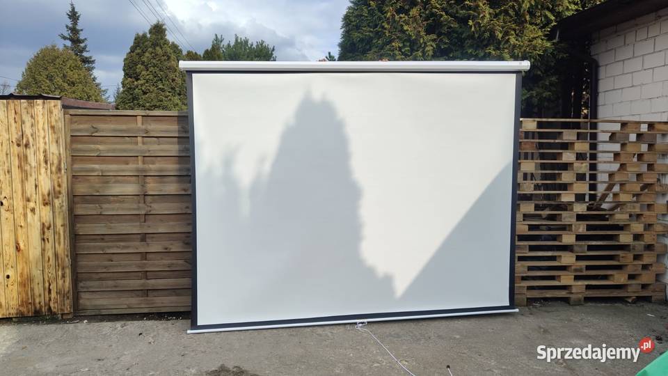 Ekran AVTek 132 do rzutnika projektora ręczny Pozostałe Warszawa