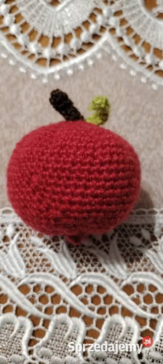 Maskotka jabłko na szydełku Częstochowa