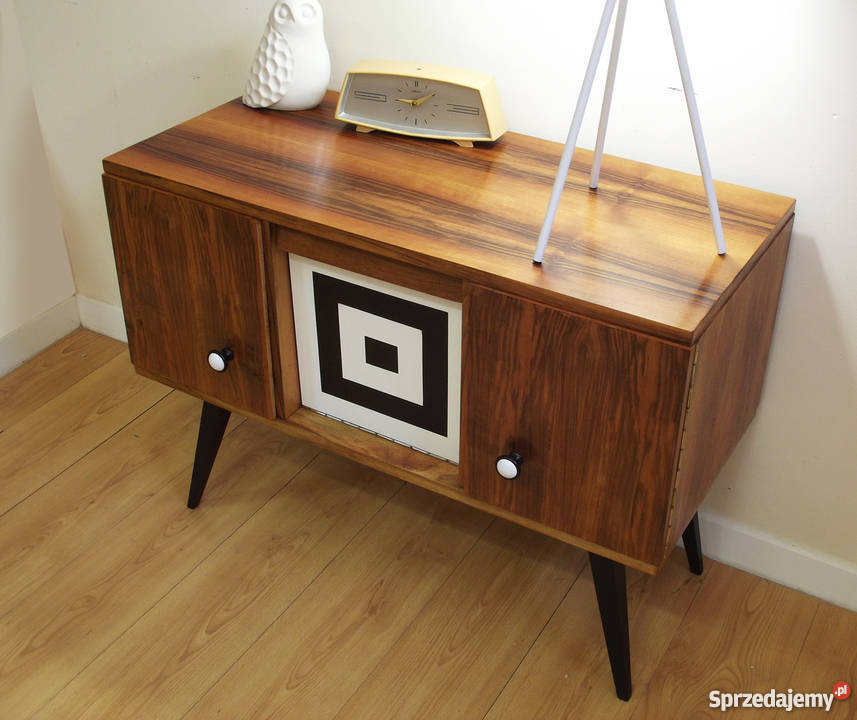 Konsola komoda szafka RTV z barkiem VINTAGE loft 90cm Warszawa