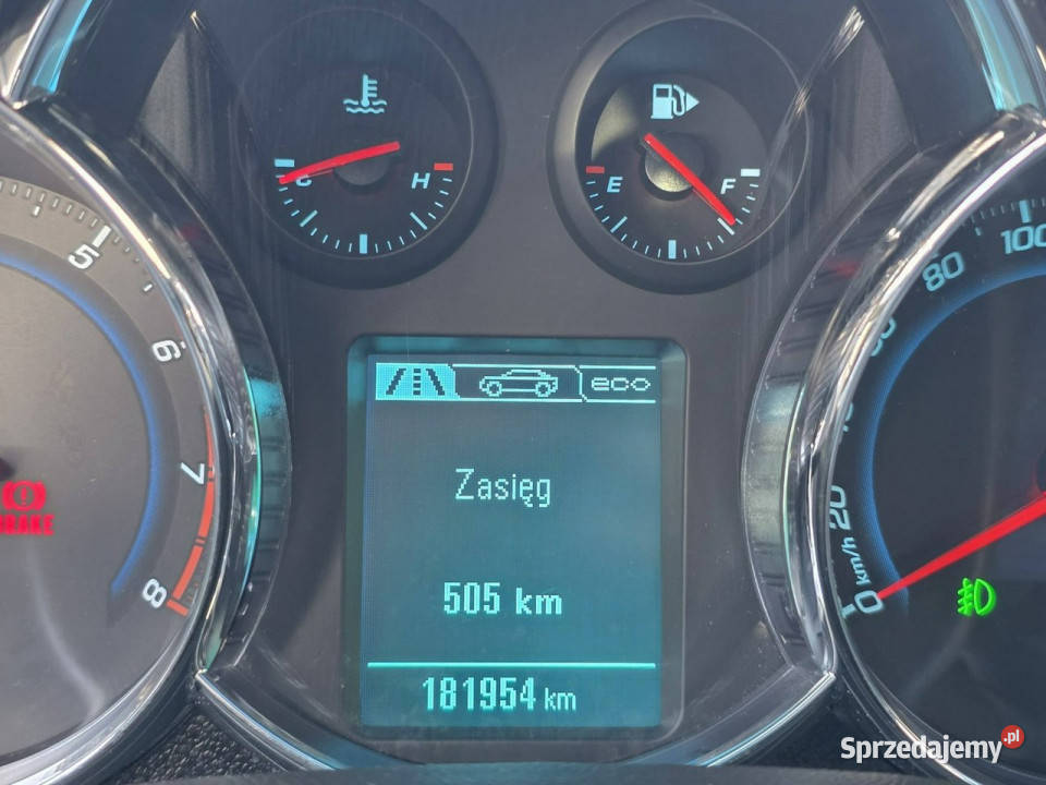 Chevrolet Cruze 14 Turbo 140 Skóra Kamera Klima lakier metallic Słupsk