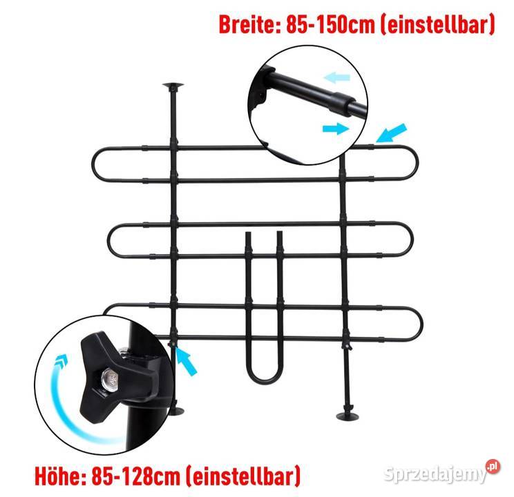 Przegroda bagażnika kratka zwierząt Brzesko