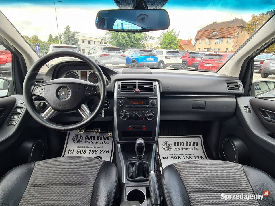 Mercedes B 180 Klimatronik 2xPDC Kamera Półskóry aluminiowe felgi wielkopolskie Wągrowiec