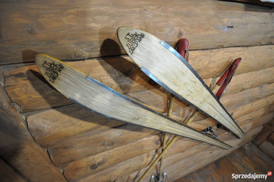 Stare narty ST ZUBEK Zakopane kijki sprzedam