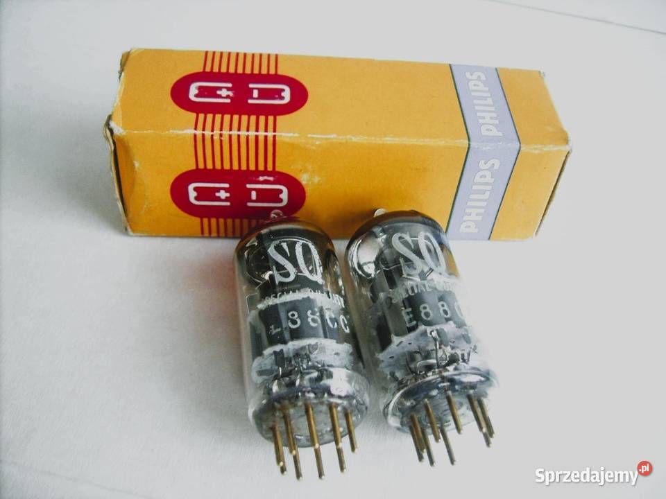 E88CC PHILIPS SQ GOLD PIN dobrana PARA z lat Porąbka