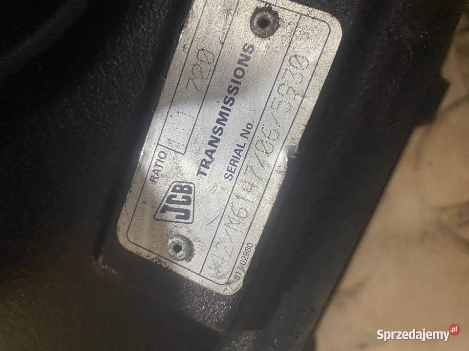 JCB 54170 4CX Powershift kosz skrzyni 44532902 Jastrzębniki