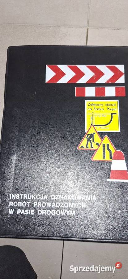 Unikat Instrukcja Oznakowania Robót 1990 Stan wielkopolskie Leszno