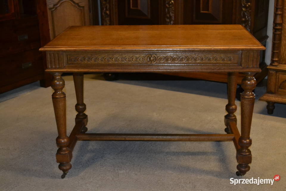 stół eklektyczny 1910 dąb śląskie