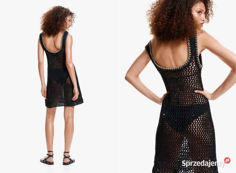 sukienka o wyglądzie szydełkowej robótki hm xs Rozmiar 34(XS) Toruń