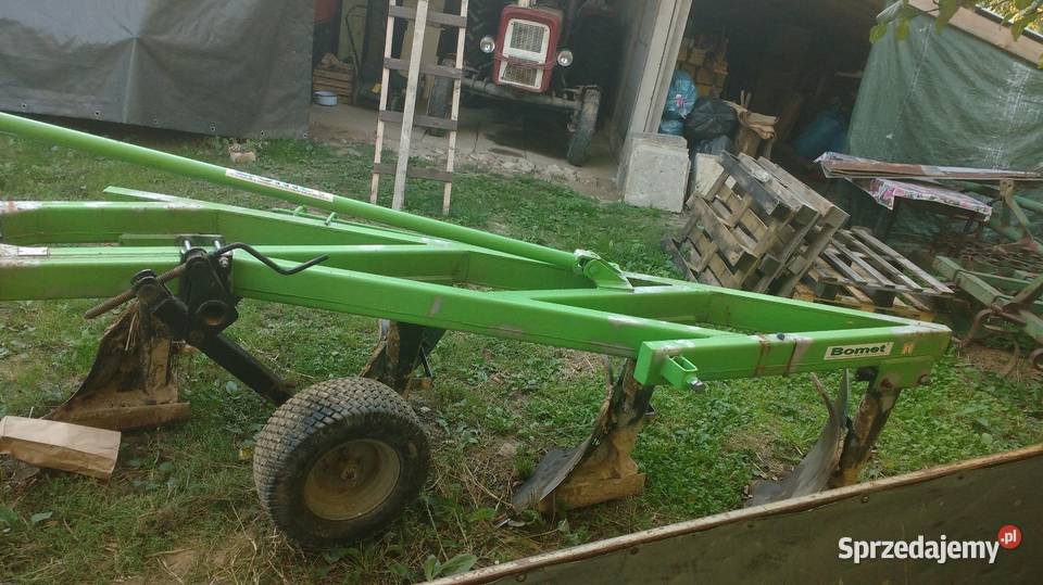 Pług Bomet 4 x 35 wysoka słupica zabezpieczenie nieuszkodzony świętokrzyskie Chocimów