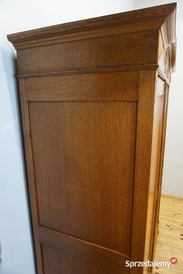 DWUDRZWIOWA SZAFA SECESJA DĄB FRANCJA Niemcza