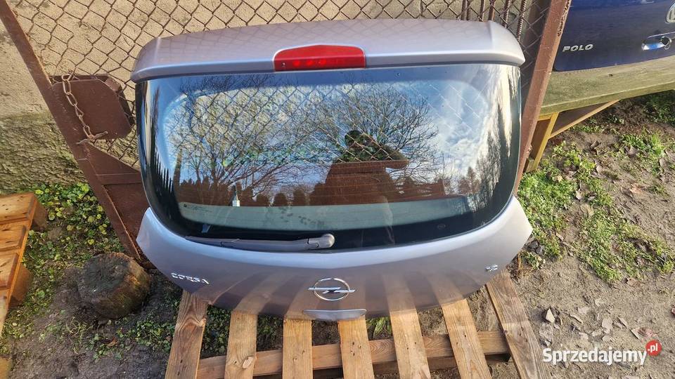 Opel Corsa D z163 klapa tył bagażnika 3D Słowikowo