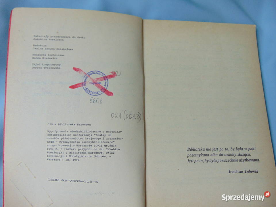 Wypożyczenia międzybiblioteczne materiały miękka Lublin