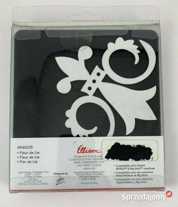 Ellison Sizzix Bigz Die Fleur de Lis 656205 lubelskie Zamość