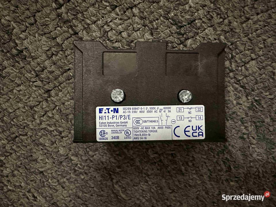 Moduł styków pomocniczych HI11P1P3E Eaton Elektryka sprzedam