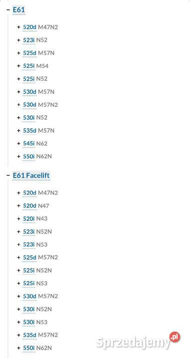 Zwrotnica Przód lewa prawa Bmw e60 e61 Piasta