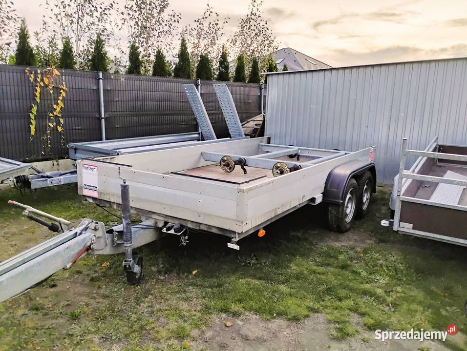 Przyczepa firmy Trebbiner 390x180 Dmc 2500 towarowe Kalisz