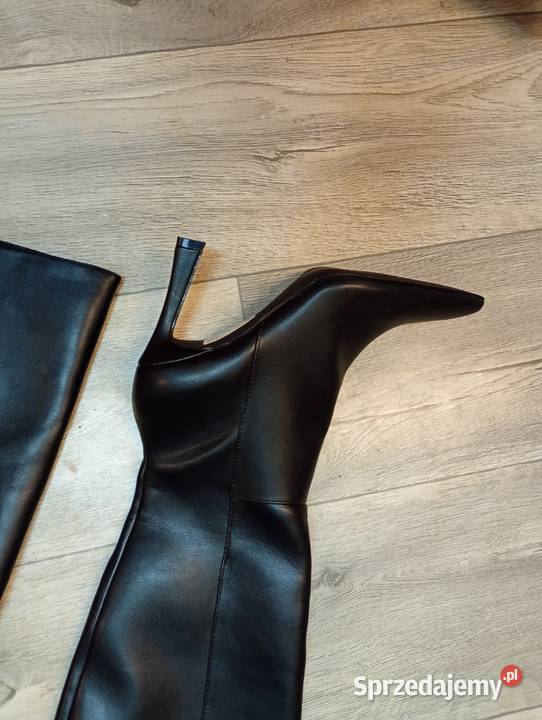 43 ASOS Design Czarne Kozaki szpilki wieczorowe 28cm Moda i Styl Kraków