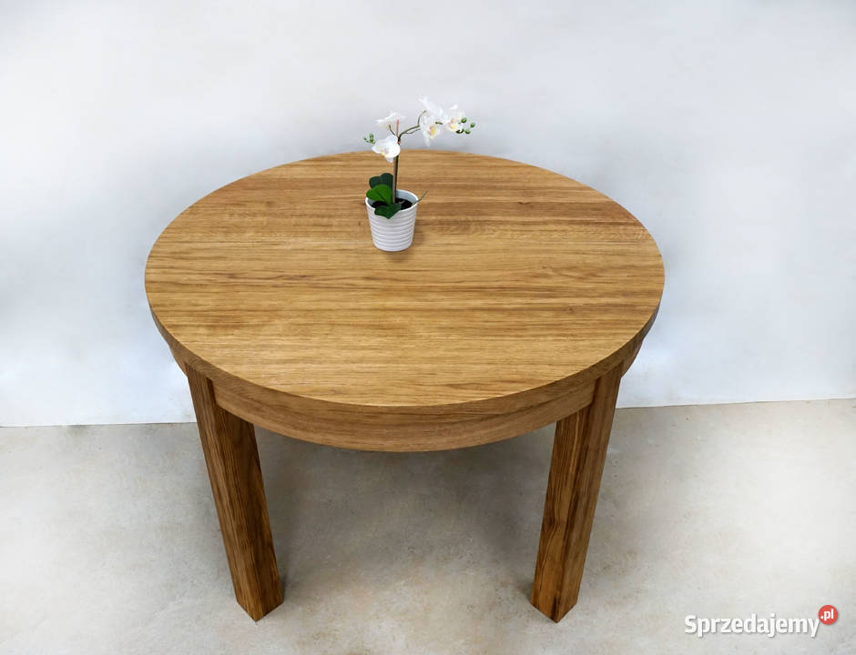 Stół okrągły rozkładany MANI Stoły, krzesła, biurka Nowy Sącz