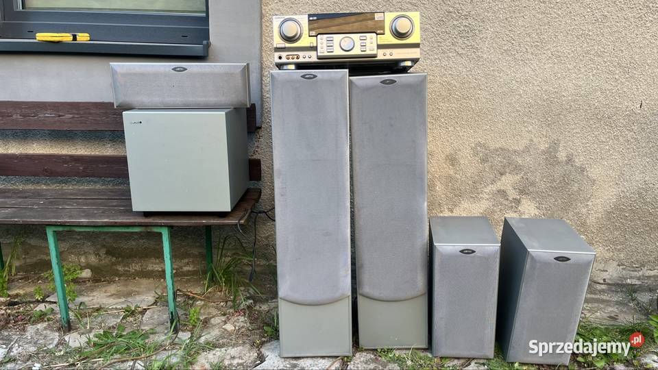 Zestaw kino domowe amplituner głośniki 5.1