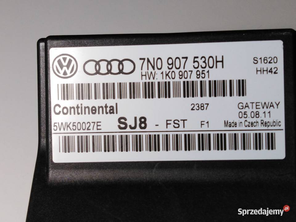 VW STEROWNIK MODUŁ GATEWAY 7N0907530H
20000 Rok produkcji 2011 lubuskie Wschowa