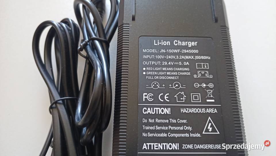 24v Ładowarka liion 294v 5A 7s wentylator mazowieckie Warszawa sprzedam
