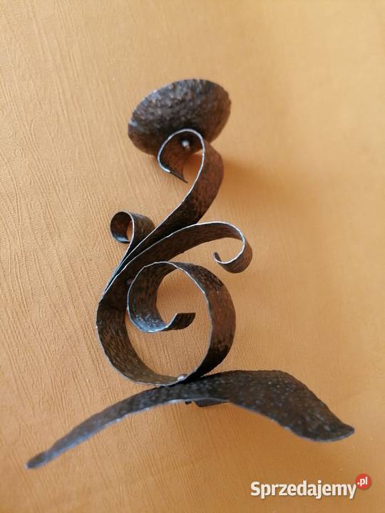 Świecznik z blachy miedzianejMetaloplastyka łódzkie Łódź sprzedam