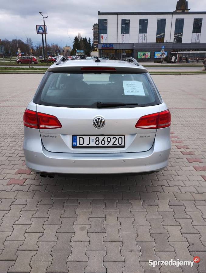 sprzedam VW PassatB7 2014 diesel srebny kombi Kombi Passat
