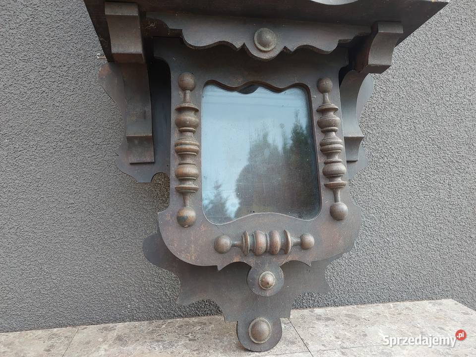 S093 Skrzynia skrzynka obudowa starego zegara Tczew