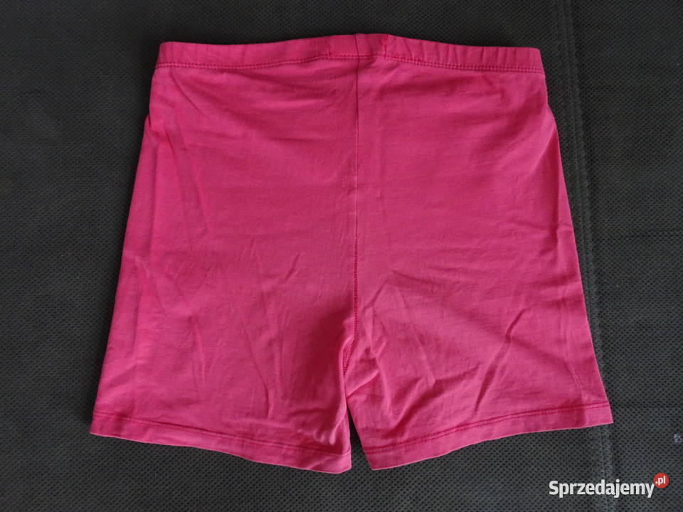 różowe krótkie spodenki dziewczęce 134 Warszawa