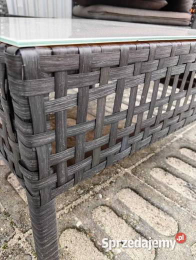 Zestaw mebli rattanowych narożnik sofa ogrodowa Zestawy mebli ogrodowych Bydgoszcz sprzedam