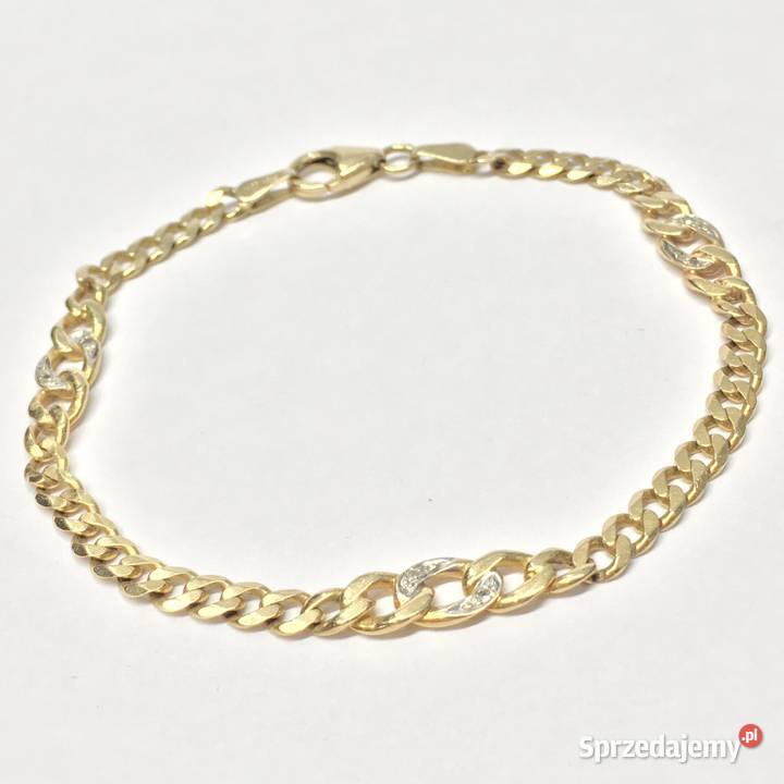 Złota BRANSOLETKA damska 585 14K cudowna Warszawa
