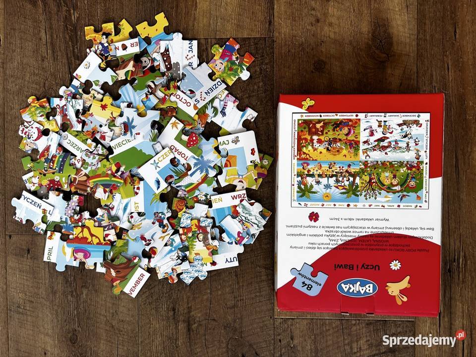 Puzzle cztery pory roku puzzle małego bystrzaka Wyszków