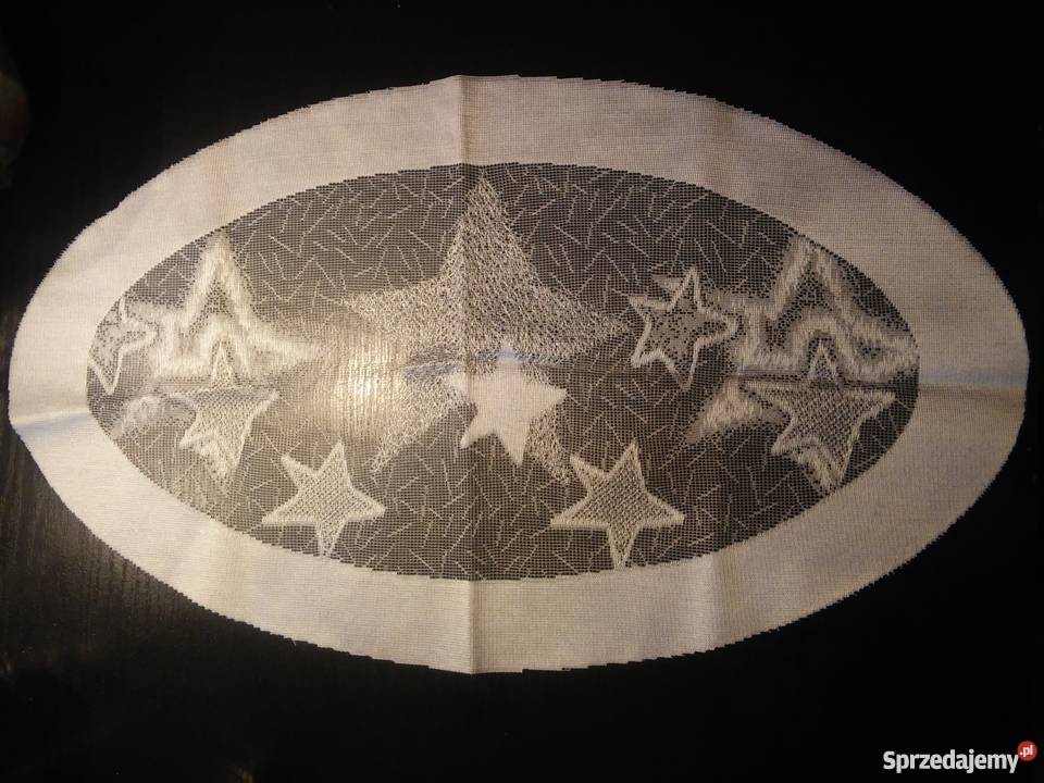 Serwetki szydełkowe okrągłe i maszynowe owalne Warszawa sprzedam
