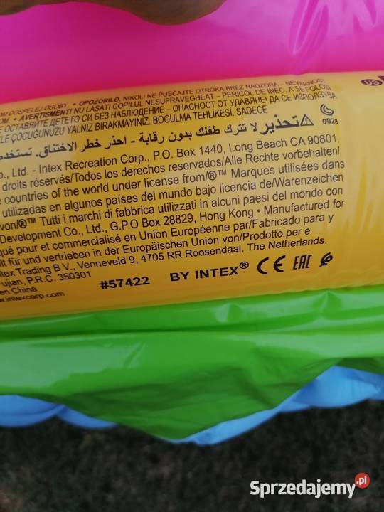 Tęczowy basenik dzieci Intex 57422NP 147x33 z Baseny Szczerbice sprzedam