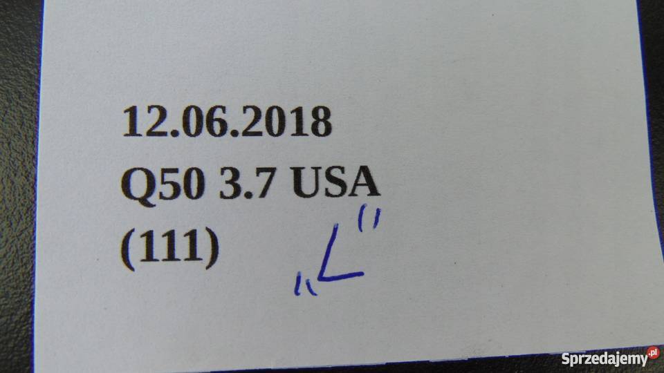 ABSORBER STREFA ZGNIOTU TYLNA INFINITI Q50 osobowe Nowy Tomyśl