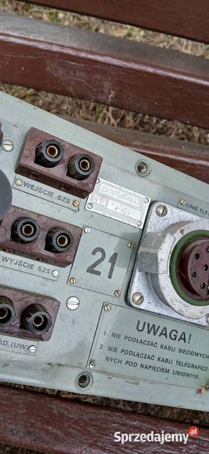 Blok panel radiostacja TYP 21 wojskowa R140 Skierniewice